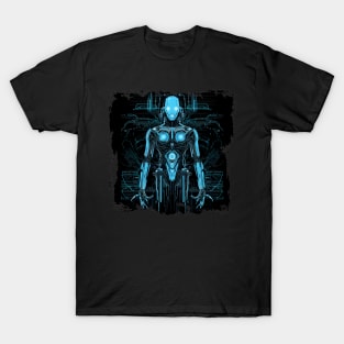 Artificial Intelligence AI Singularity Cyborg Robot T-Shirt